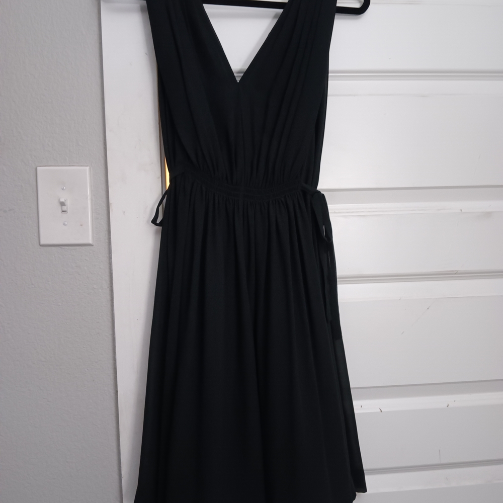 HD in Paris Black V-Neck Mini Dress